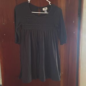 Old Navy 3/4 sleeve, gray dress; Girl’s size 8; Gently worn